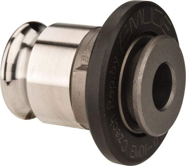 Emuge - 0.318" Tap Shank Diam, 0.238" Tap Square Size, 5/16" Tap, #1 Tapping Adapter - 0.28" Projection, 1.12" OAL, 3/4" Shank OD, Through Coolant, Series EM01 - Exact Tool & Supply