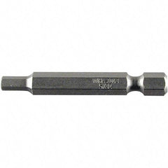 Wiha - 2.5mm Hex Power Bit - 1/4" Drive, 50mm OAL - Exact Tool & Supply