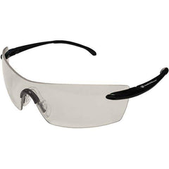 Smith & Wesson - Indoor/Outdoor Lenses, Frameless Safety Glasses - Anti-Fog, Scratch Resistant, Polycarbonate Frame, Size Universal, Wrap Around - Exact Tool & Supply
