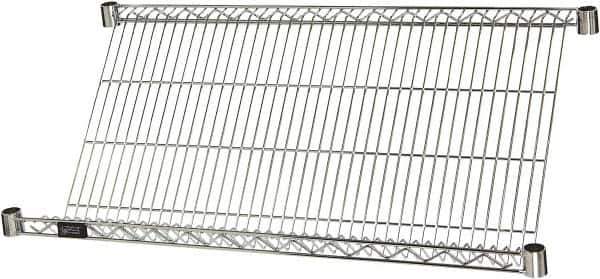 Quantum Storage - 1 Shelf Wire Shelving Unit - 48" Wide x 24" Deep x 1" High, - Exact Tool & Supply