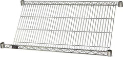 Quantum Storage - 1 Shelf Wire Shelving Unit - 48" Wide x 24" Deep x 1" High, - Exact Tool & Supply