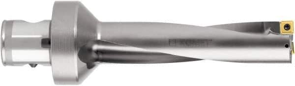 Komet - 165mm Max Drill Depth, 5xD, 33mm Diam, Indexable Insert Drill - 2 Inserts, ABS 63 Modular Connection Shank - Exact Tool & Supply