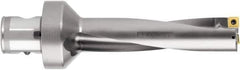 Komet - 124mm Max Drill Depth, 4xD, 30.5mm Diam, Indexable Insert Drill - 2 Inserts, ABS 63 Modular Connection Shank - Exact Tool & Supply