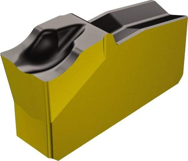 Sandvik Coromant - N151.230 5E 4225 Grade, 0.1181" Cutting Width, Carbide Cutoff Insert - 0° Neutral Lead Angle, 0.0079" Cnr Rad, TiCN/Al2O3/TiN Coated - Exact Tool & Supply