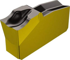 Sandvik Coromant - N151.230 5E 4225 Grade, 0.1181" Cutting Width, Carbide Cutoff Insert - 0° Neutral Lead Angle, 0.0079" Cnr Rad, TiCN/Al2O3/TiN Coated - Exact Tool & Supply