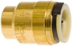 Watts - 3/4" Outside Diam, Lead Free Brass Push-to-Connect Tube End Stop - 250 Max psi, Tube Connection, EPDM O-Ring, Lead-Free - Exact Tool & Supply