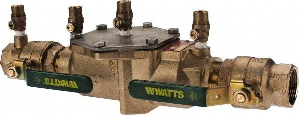 Watts - 1-1/4 Thread, Backflow Preventer Valve - Lead-Free, Use with Potable Water Applications - Exact Tool & Supply