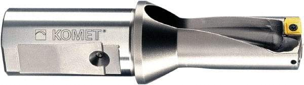 Komet - 40mm Max Drill Depth, 2xD, 20mm Diam, Indexable Insert Drill - 2 Inserts, 25mm Shank Diam, Straight Shank - Exact Tool & Supply