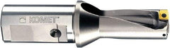 Komet - 80mm Max Drill Depth, 2xD, 39.5mm Diam, Indexable Insert Drill - 2 Inserts, 32mm Shank Diam, Straight Shank - Exact Tool & Supply