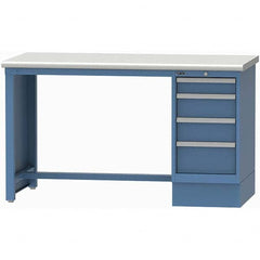 LISTA - Stationary Work Benches, Tables Type: Workstation Top Material: Plastic Laminate - Exact Tool & Supply