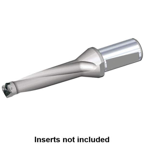 Kennametal - 88mm Max Drill Depth, 4xD, 22mm Diam, Indexable Insert Drill - 2 Inserts, 32mm Shank Diam, Whistle Notch Shank - Exact Tool & Supply