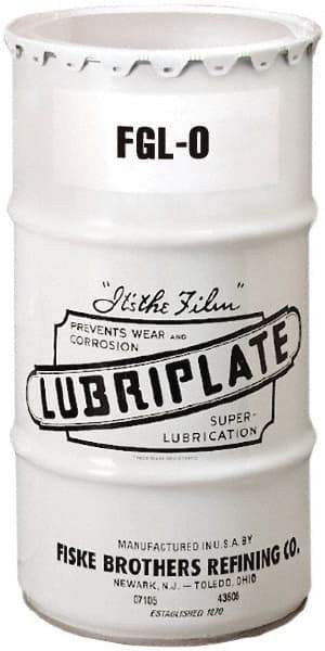Lubriplate - 120 Lb Drum Aluminum General Purpose Grease - White, Food Grade, 335°F Max Temp, NLGIG 0, - Exact Tool & Supply