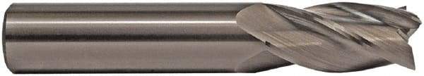 M.A. Ford - 7mm, 20mm LOC, 8mm Shank Diam, 64mm OAL, 4 Flute, Solid Carbide Square End Mill - Single End, Uncoated, 30° Helix, Centercutting, Right Hand Cut, Right Hand Flute, Series 117 - Exact Tool & Supply