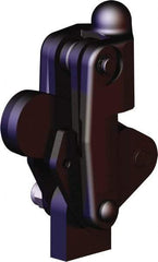 De-Sta-Co - 2,473 Lb Holding Capacity, Vertical Handle, Manual Hold Down Toggle Clamp - 200° Bar Opening, Weldable Base, Oxide Finish, Forged Alloy Steel - Exact Tool & Supply