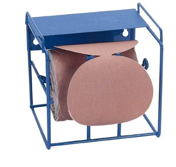Norton - 8" Diam, 120 Grit Aluminum Oxide Adhesive PSA Disc - Medium Grade, Natural, B Weighted Backing, Flexible - Exact Tool & Supply