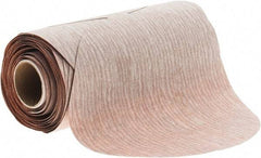 Norton - 5" Diam, 600 Grit Aluminum Oxide Adhesive PSA Disc - Ultra Fine Grade, Natural, B Weighted Backing, Flexible - Exact Tool & Supply