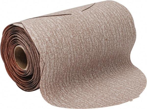 Norton - 6" Diam, 180 Grit Aluminum Oxide Adhesive PSA Disc - Fine Grade, Natural, B Weighted Backing, Flexible - Exact Tool & Supply