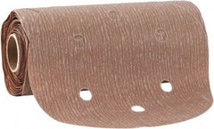 Norton - 6" Diam, 600 Grit Aluminum Oxide Adhesive PSA Disc - Coarse Grade, Natural, B Weighted Backing, Flexible - Exact Tool & Supply
