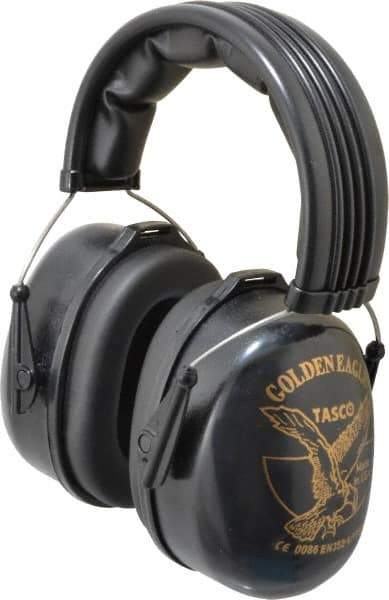 Tasco - Over the Head Black Foam Cushion Earmuffs - 29 NRR Rating - Exact Tool & Supply