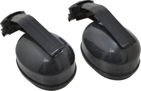 Tasco - Hard Hat Cap Mounted Gray Earmuffs - 28 NRR Rating - Exact Tool & Supply