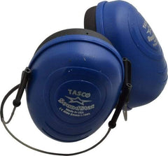 Tasco - Behind the Neck Blue Earmuffs - 23 NRR Rating - Exact Tool & Supply