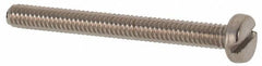 Value Collection - M2x0.40 Metric Coarse, 20mm Length Under Head Slotted Drive Machine Screw - Fillister Head, Grade 316 & A4 Stainless Steel, Uncoated, Without Washer - Exact Tool & Supply