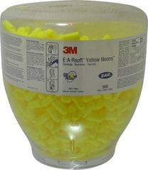 3M - One Touch Disposable Earplug Refill with 33 dB Earplugs - Yellow Earplugs, 500 Pairs - Exact Tool & Supply