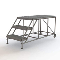 TRI-ARC - Rolling & Wall Mounted Ladders & Platforms Type: Rolling Work Platform Style: Steel Work Platform - Exact Tool & Supply