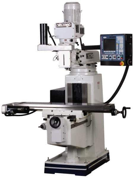 Vectrax - 54" Long x 10" Wide, 3 Phase Fagor 3 Axis 8055i CNC Milling Machine - Frequency Control, NT40 Taper, 5 hp - Exact Tool & Supply