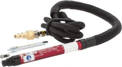 Chicago Pneumatic - 1/8" Collet, Straight Handle, Straight Air Die Grinder - 60,000 RPM, Rear Exhaust, 7 CFM, 0.05 hp, 6.21 bar, 1/4" Inlet - Exact Tool & Supply