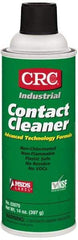 CRC - 14 Ounce Aerosol Contact Cleaner - 27,600 Volt Dielectric Strength, Nonflammable, Food Grade, Plastic Safe - Exact Tool & Supply