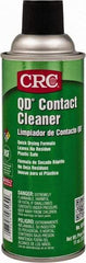 CRC - 11 Ounce Aerosol Contact Cleaner - 0°F Flash Point, 22,600 Volt Dielectric Strength, Flammable, Food Grade, Plastic Safe - Exact Tool & Supply
