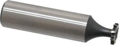 Interstate - 3/8" Diam x 1/16" Face Width, Cobalt, 6 Teeth, Shank Connection Woodruff Keyseat Cutter - Uncoated, 2-1/16" OAL x 1/2" Shank, Staggered Teeth, ANSI 203, Old Standard 211 - Exact Tool & Supply