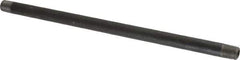 Value Collection - Schedule 80, 1/4" Diam x 11" Long Black Pipe Nipple - Threaded - Exact Tool & Supply
