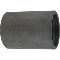 Made in USA - Size 1-1/4", Class 300, Steel Black Pipe Coupling - 300 psi, Threaded End Connection - Exact Tool & Supply