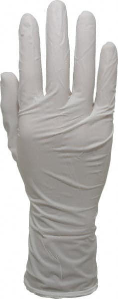 CleanTeam - Size L, 5 mil, Cleanroom Grade, Powder Free Nitrile Disposable Gloves - Exact Tool & Supply