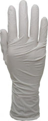 CleanTeam - Size L, 5 mil, Cleanroom Grade, Powder Free Nitrile Disposable Gloves - Exact Tool & Supply