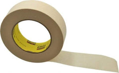 3M - 1-1/2" Wide x 60 Yd Long Tan Paper Masking Tape - Series 234, 5.9 mil Thick, 27 In/Lb Tensile Strength - Exact Tool & Supply