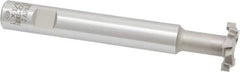 Interstate - 1" Cut Diam, 1/4" Cut Width, 11.1mm Neck Diam, 5/8" Shank Diam, 4-15/16" OAL, M42 Cobalt T-Slot Cutter - Staggered Teeth, 8 Teeth - Exact Tool & Supply