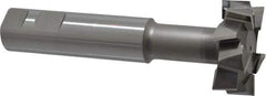 Interstate - 2" Cut Diam, 3/4" Cut Width, 20mm Neck Diam, 1" Shank Diam, 5-11/16" OAL, M42 Cobalt T-Slot Cutter - Staggered Teeth, 10 Teeth - Exact Tool & Supply