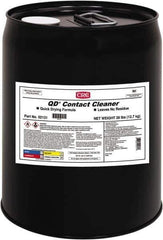 CRC - 5 Gallon Pail Contact Cleaner - 0°F Flash Point, 22,600 Volt Dielectric Strength, Flammable, Food Grade, Plastic Safe - Exact Tool & Supply