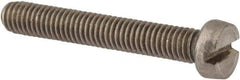 Value Collection - M6x1.00 Metric Coarse, 40mm Length Under Head Slotted Drive Machine Screw - Fillister Head, Grade 316 & A4 Stainless Steel, Uncoated, Without Washer - Exact Tool & Supply