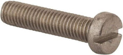 Value Collection - M8x1.25 Metric Coarse, 35mm Length Under Head Slotted Drive Machine Screw - Fillister Head, Grade 316 & A4 Stainless Steel, Uncoated, Without Washer - Exact Tool & Supply