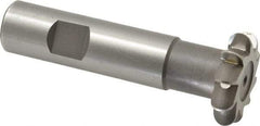 Whitney Tool Co. - 5/32" Radius, 5/16" Circle Diam, 1-5/16" Cutter Diam, Shank Connection, Convex Radius Cutter - 3/4" Shank Diam, 3-1/2" OAL, High Speed Steel, Uncoated, Profile Ground, 10 Teeth, Weldon Flat - Exact Tool & Supply