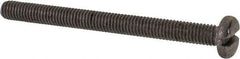 Value Collection - M6x1.00 Metric Coarse, 70mm Length Under Head Slotted Drive Machine Screw - Pan Head, Grade 316 & A4 Stainless Steel, Uncoated, Without Washer - Exact Tool & Supply