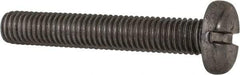 Value Collection - M8x1.25, 50mm Length Under Head Slotted Drive Machine Screw - Pan Head, Grade 316 & A4 Stainless Steel, Uncoated, Without Washer - Exact Tool & Supply