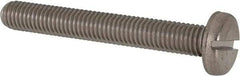 Value Collection - M8x1.25, 60mm Length Under Head Slotted Drive Machine Screw - Pan Head, Grade 316 & A4 Stainless Steel, Uncoated, Without Washer - Exact Tool & Supply