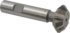 Whitney Tool Co. - 1-3/8° 1-3/8" Cut Diam, 1/2" Cut Width, 5/8" Shank, Carbide-Tipped Double-Angle Cutter - Exact Tool & Supply