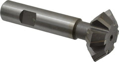 Whitney Tool Co. - 1-1/2° 1-1/2" Cut Diam, 9/16" Cut Width, 5/8" Shank, Carbide-Tipped Double-Angle Cutter - Exact Tool & Supply