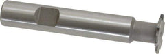 Whitney Tool Co. - 1/32" Radius, 1/16" Circle Diam, 3/4" Cutter Diam, Shank Connection, Convex Radius Cutter - 1/2" Shank Diam, 3" OAL, Carbide-Tipped, Uncoated, Profile Ground, 6 Teeth, Weldon Flat - Exact Tool & Supply